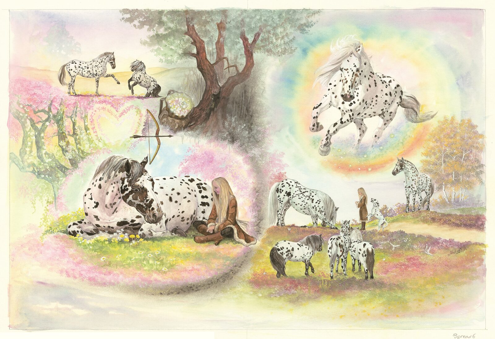 Aquarel-illustratie uit Sandeloria